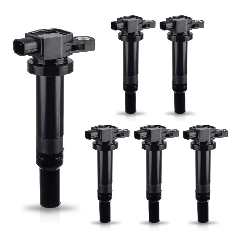 ENA Set of 6 Ignition Coil Pack V6 Compatible with Kia Hyundai 2007 2008 2009 Santa Fe 20072011 Rondo 20062010 Optima 20072010 Magentis 24L 27L Coils for UF558 C1567 273013E40