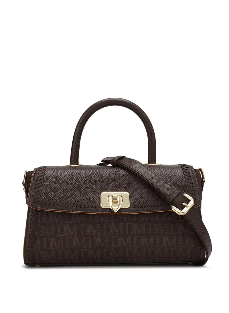 Genuine Leather Brown Satchel Bag