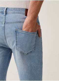 Ovs Regular-fit stretch denim Bermuda shorts  - Image 3