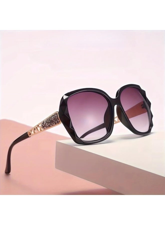 نظارات شمسية رجالية ونسائية بتصميم رياضي عتيق مضادة للأشعة فوق البنفسجية - Image 2