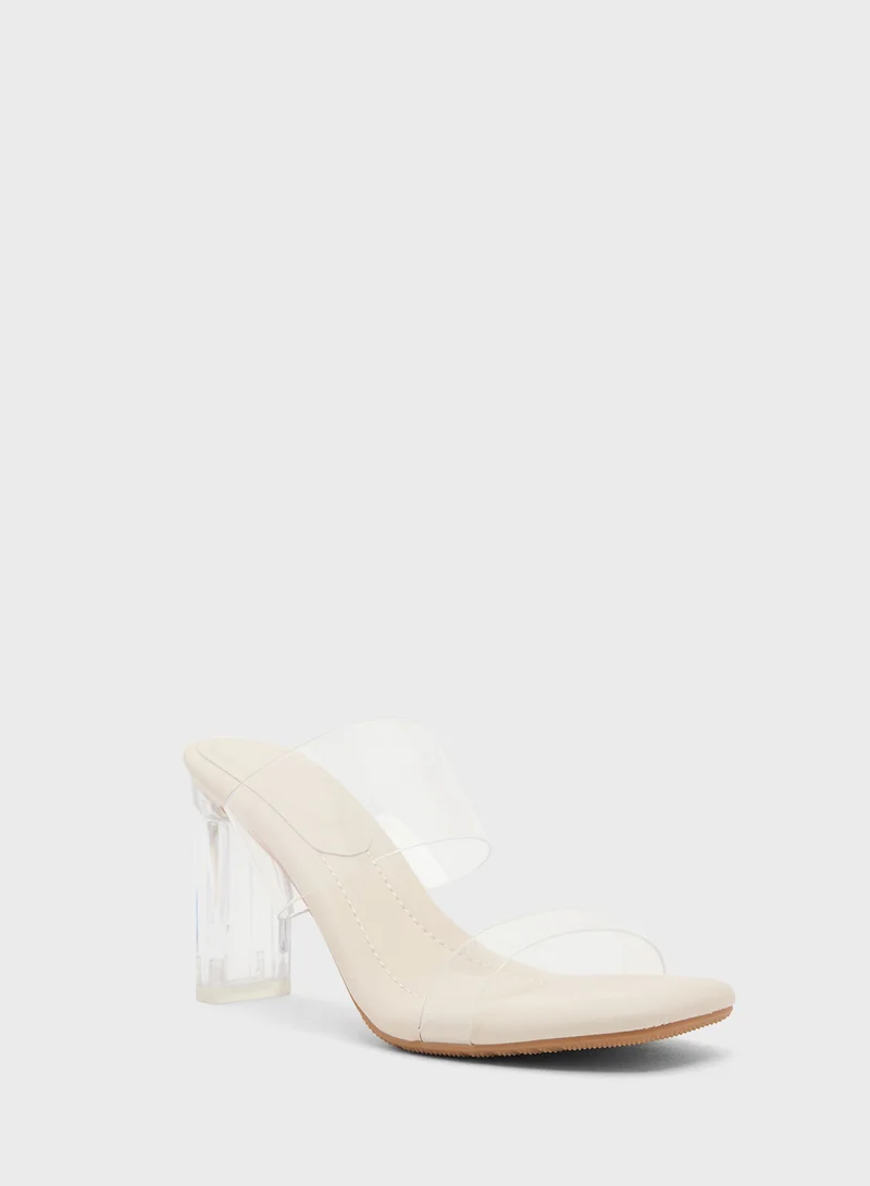 ايلا Clear Strap Heeled Sandal