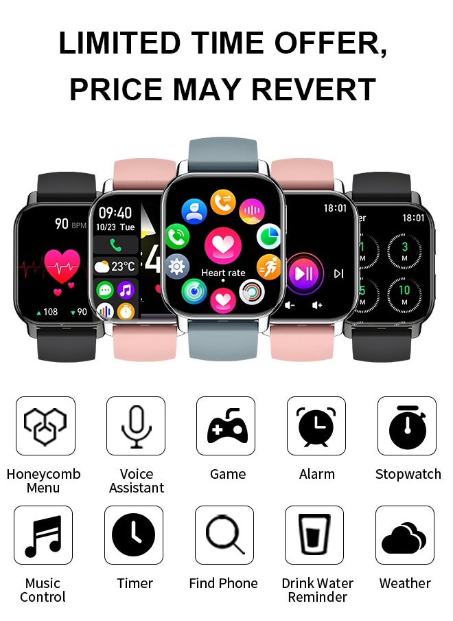 Korean Brand P5S Smart Watch,Business Smartwatch,Waterproof Fitness Watch, Bluetooth Calling,Smart watch for Men, Zinc Alloy Vacuum Plating, Heart Rate Monitoring,Smart watch for women Silver - pzsku/ZD5BFE27AE59F68530505Z/45/_/1732613580/ad667ec1-7cba-496e-9e4b-ec3f40ec0537