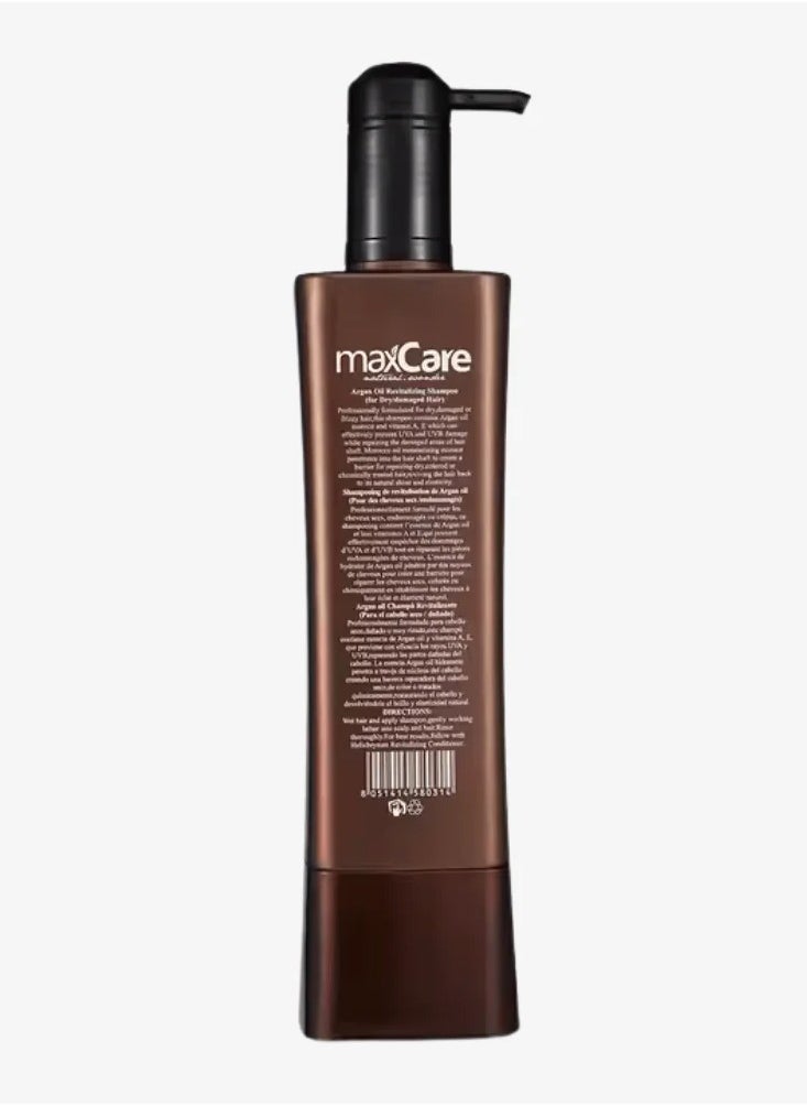 Maxcare - Maxcare Moroccan Argan Oil Shampoo 800ml – Nourishing, Anti-Itch, and Color-Protecting Formula - Image 1