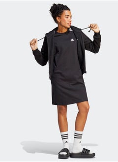 Adidas Essentials 3-Stripes Single Jersey Boyfriend Tee Dress  - Image 4