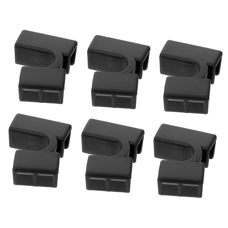 Black Chopstick Training Clips 6pcs Helpers for Adults Kids Learning Proper Technique - Image 2