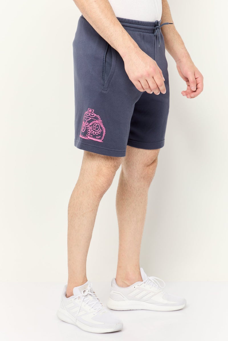 adidas Originals Men Sportswear Fit Outdoor Shorts, Slate Blue  - Image 3
