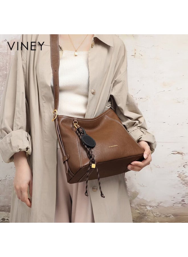 Viney Large Capacity Tote Bag Women’s Leather Luxury Crossbody Hobo Bag Birthday Gift For Girlfriend Wife - Image 2