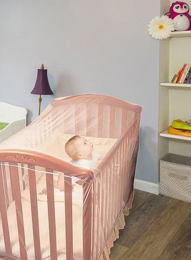 ORiTi Baby's Crib Breathable Mosquito Net, High-quality Affordable, Long-lasting Material, Elastic Edge Design - Image 5