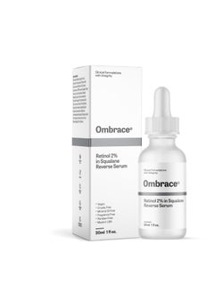 Ombrace The Ombrace Retinol 2% in Squalane 30ml 1Floz - Pure Retinol Face Serum - Anti Aging Face Serum for Lines, Wrinkles & Premature Sun Damage to Resurface & Hydrate. Suitable for Sensitive Skin 