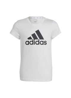 Adidas adidas G Bl T White Training T-Shirts 7-8Y  - Image 1