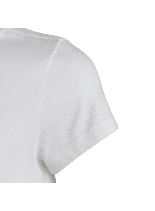 adidas تيشيرت تدريب أبيض G Bl T للأولاد من 7-8 سنوات