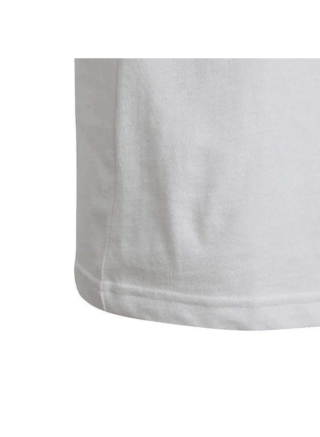 adidas تيشيرت تدريب أبيض G Bl T للأولاد من 7-8 سنوات