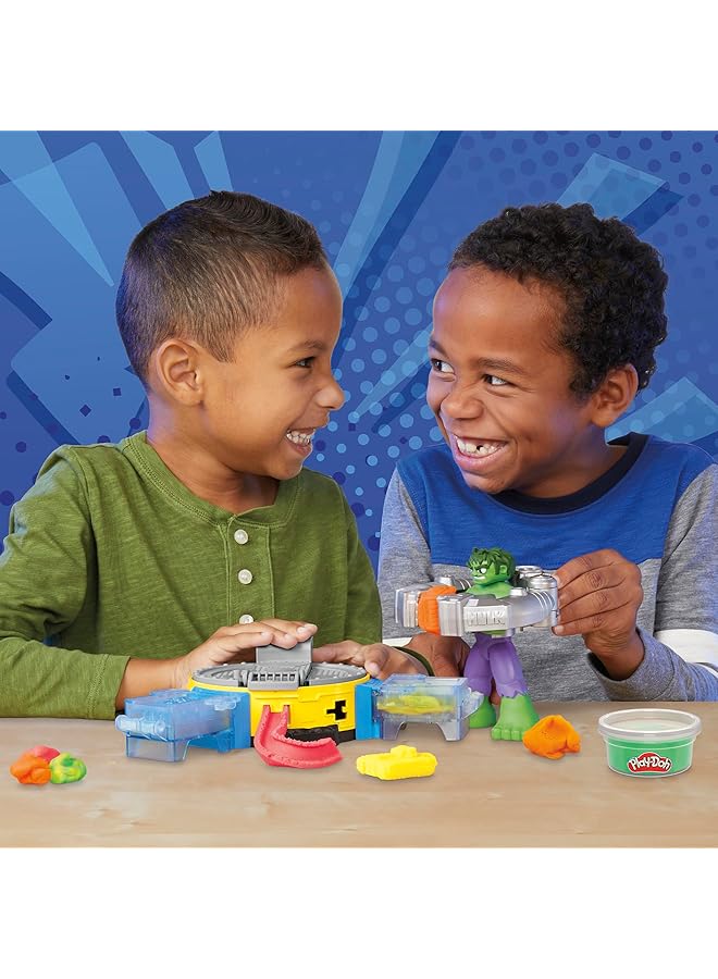 بلاي دوه مجموعة ألعاب هالك سماش آند سكويش للأطفال مع شخصية بيندي المتحركة وملحقاتها، ألعاب خيالية للأولاد والبنات من عمر 4 سنوات فما فوق - Image 5