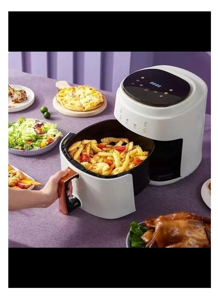 SILVER CREST - Multifunctional Air Fryer 8 Liter 2400W Extra Large Capacity Digital Touch Control Panel 8 Different Menu with Temperature Adjustable Instant Pot - Image 1