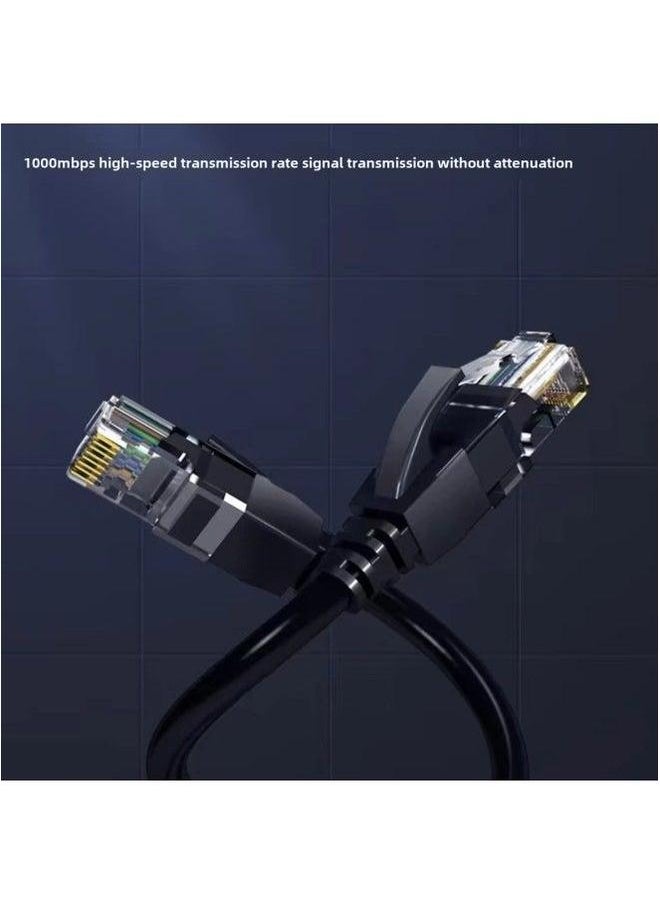 Generic Household Gigabit Category 6 Network Cable Manufacturers RJ45 Interface Finished Indoor And Outdoor Copper-clad Aluminum Cat6 Computer Jumper-Color:Black-Cord Length:40m  - Image 5