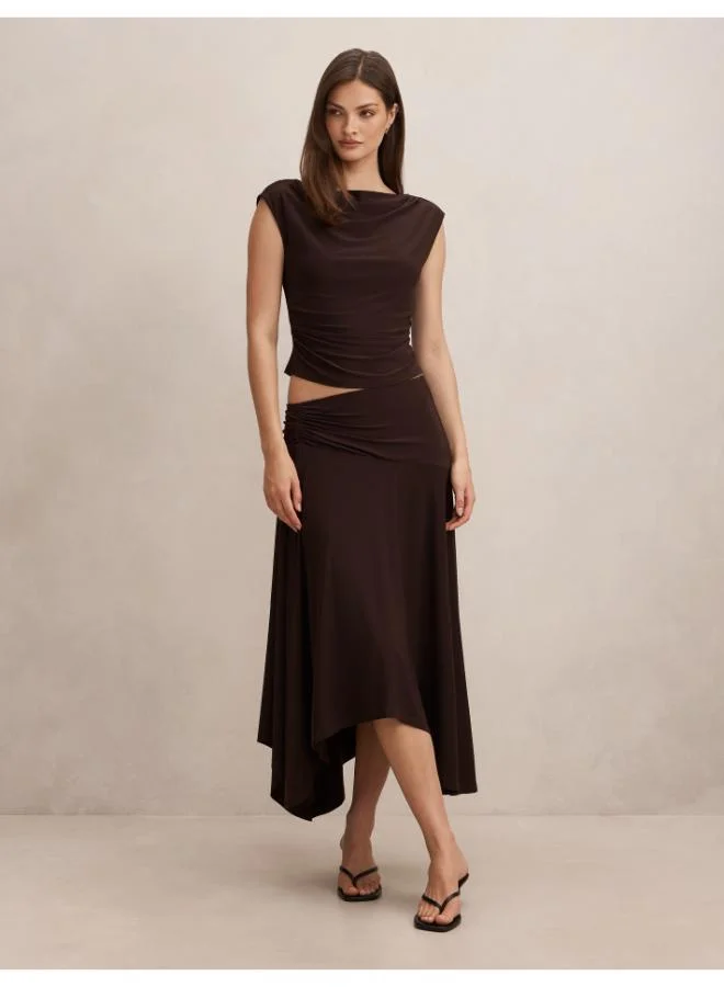 Forever New  Ariel Godet Hanky Hem Skirt for Women | Best Price UAE