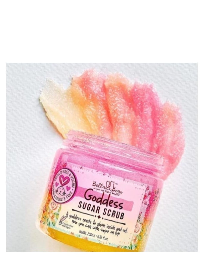 Bella and Bear Bella and Bear Sugar Scrub, No Parabens, New Fragrance, Cruelty-Free, Vegan-Friendly Exfoliating, 6.7oz  - Image 2