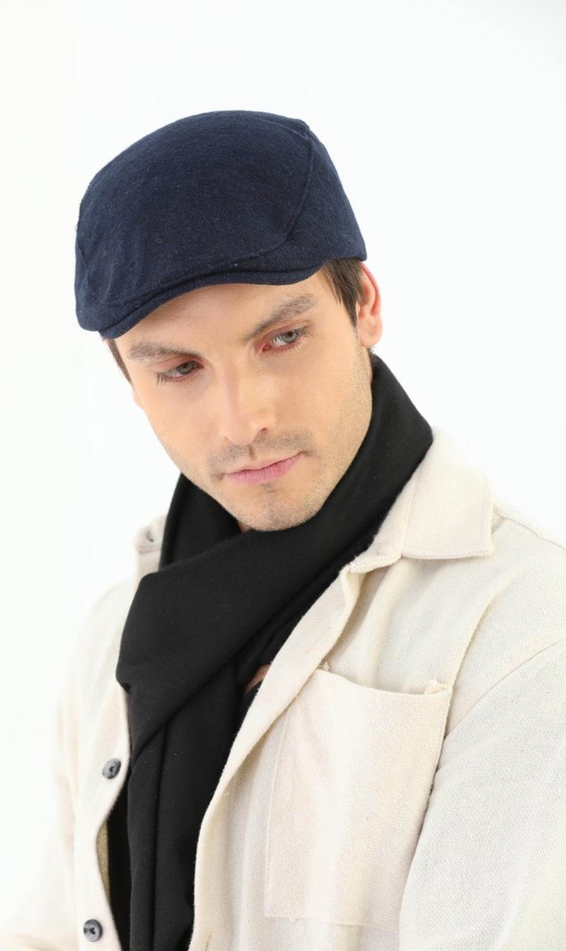 Elif Iç Giyim Elif Underwear Winter Navy Blue Wool Sports Cap  - Image 2