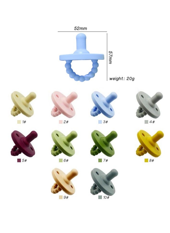 GUDOO Pacifier Silicone Baby 0-6 Months Stage 2 Sweet Pink - Image 5