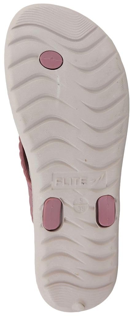 FLITE Women's Daily Use Slippers || Flip flop for Girls || Ladies Slipper (Pink, 6) - Image 5