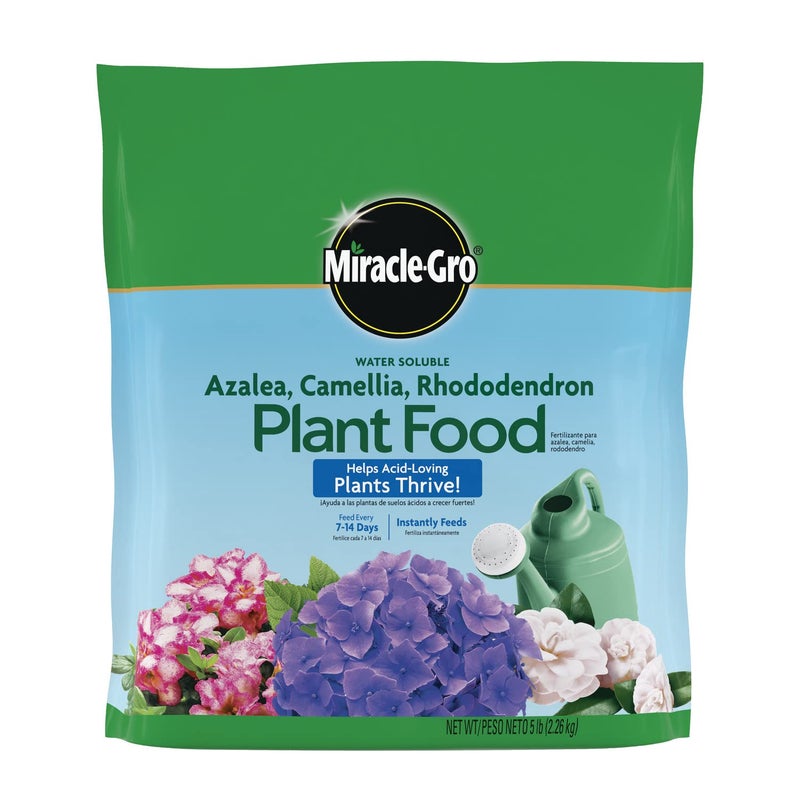 Miracle-Gro Water Soluble Azalea, Camellia, Rhododendron Plant Food - 5 lb Fertilizer for Acid-Loving Plants & Flowers - Image 1