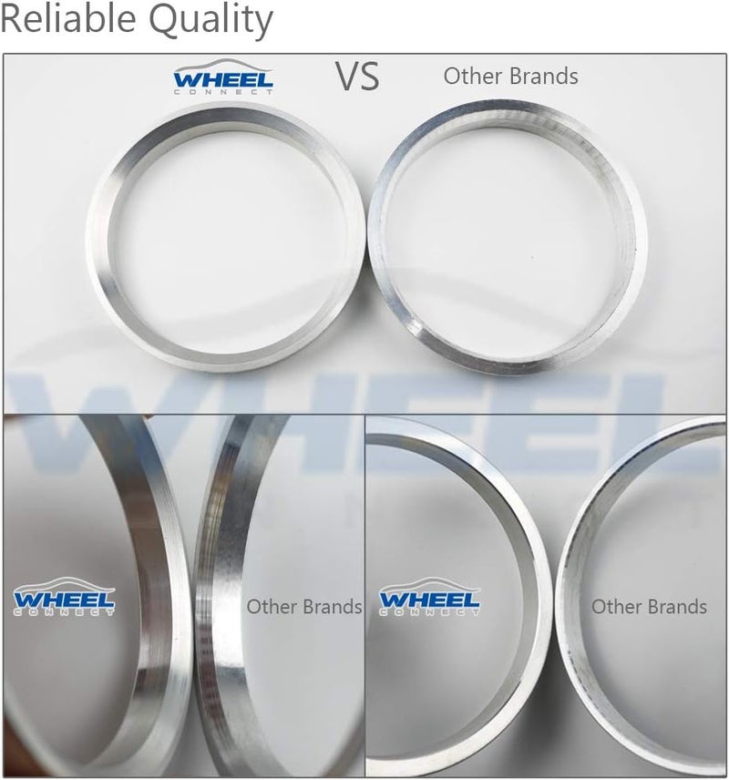 WHEEL CONNECT Hub Centric Rings Set of 4 - Aluminium Alloy, O.D: 110mm, I.D: 106mm - Image 5