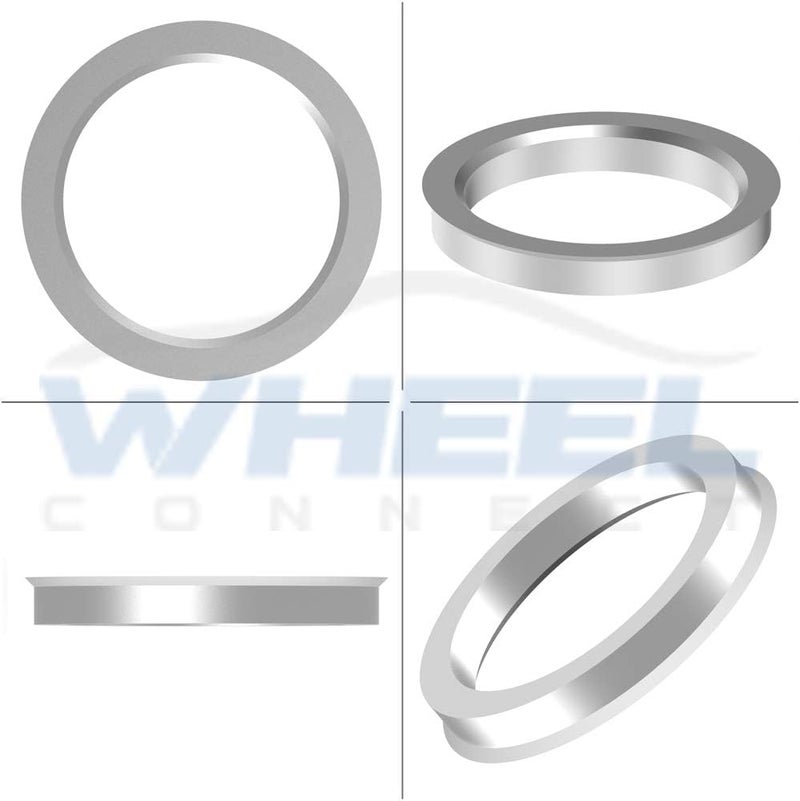 WHEEL CONNECT Hub Centric Rings Set of 4 - Aluminium Alloy, O.D: 110mm, I.D: 106mm - Image 2