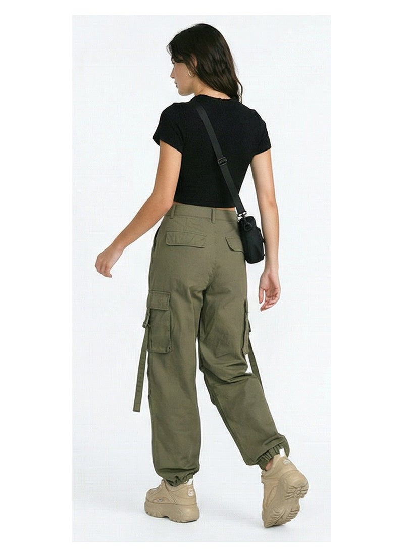 RAVIN Midnight Ribbed Cropped Tee - Image 4
