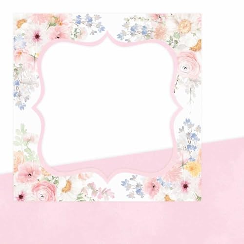 Chic a Choc Half Kg Cake Box. 0.5 Kg. Pink Floral watercolour (Pack of 8). (7x7x4 in). Bakery Box, Homebakers, Party Favours - Image 3