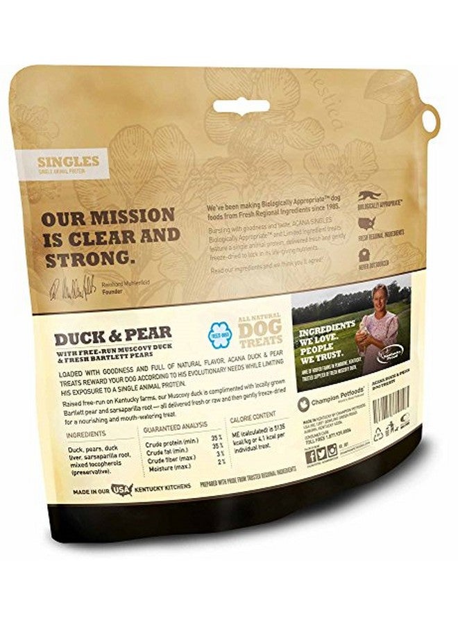 (أسنى) مكافآت فردية للكلاب - بط وكمثرى، 3.25 أونصة لكل منها (عبوة من 3 قطع) - Image 2