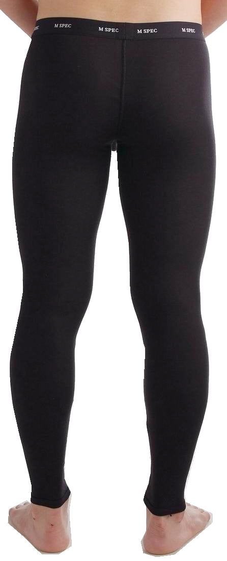 MSPEC Men's Momohiki Thermal Long Pants 3D-Crotch Breathable MS-07 Black XXL - Image 3