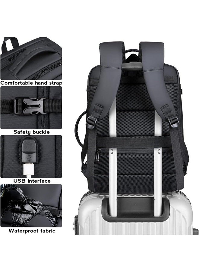 MEINAILI - 40L Large Backpack Flight Waterproof Business Luggage Large Backpack Fits 17.3 Inch Laptop - Image 1