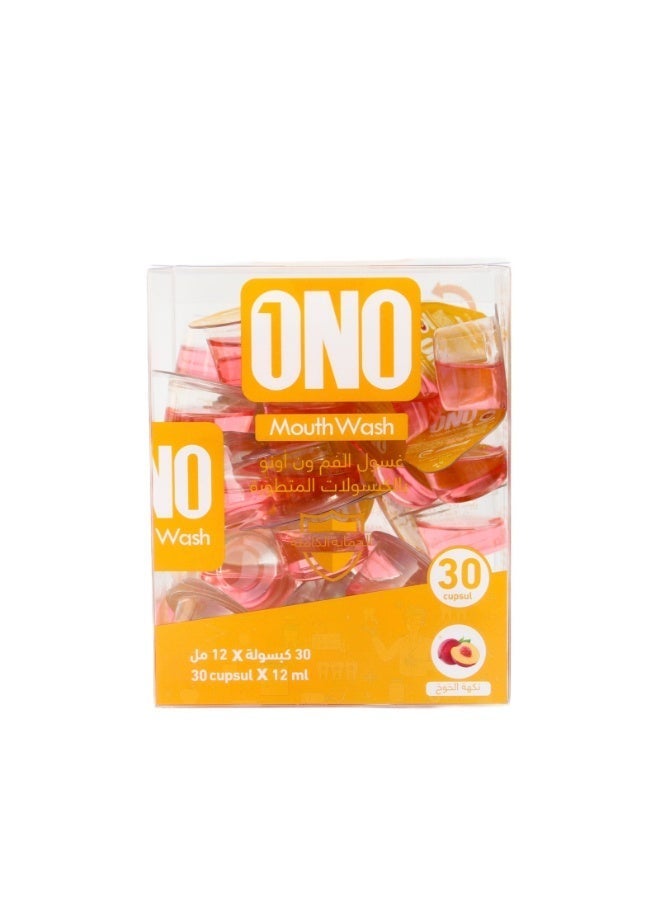 ONO One Ono - Refreshing Mouthwash Peach Flavor (30 Capsules / 12ml) - Image 1