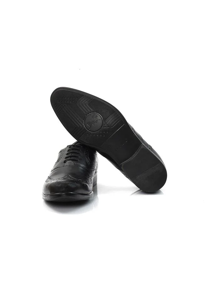 أتيليو الرجال كول الدانتيل حتى أكسفورد الأسود الجلود مكتب رسمي بروغ Wingtip مناسبة حزب ارتداء أحذية بريميوم