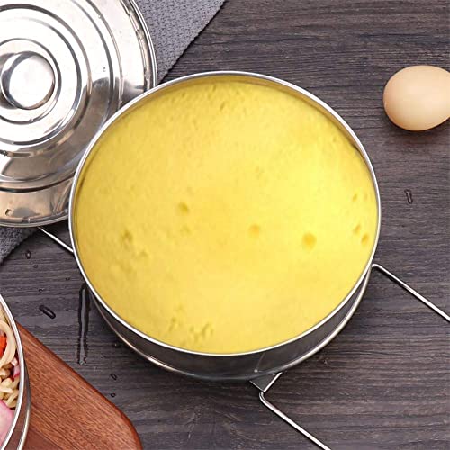 Caitang Stackable Steamer Insert Pans- Instant Pot Accessories 6 Qt-2 Silicone handle & Interchangeable Lids–Pressure Cooker Accessories- Pot in Pot for Baking,Lasagna,food steamer,Reheat Multiple Dishes - Image 5
