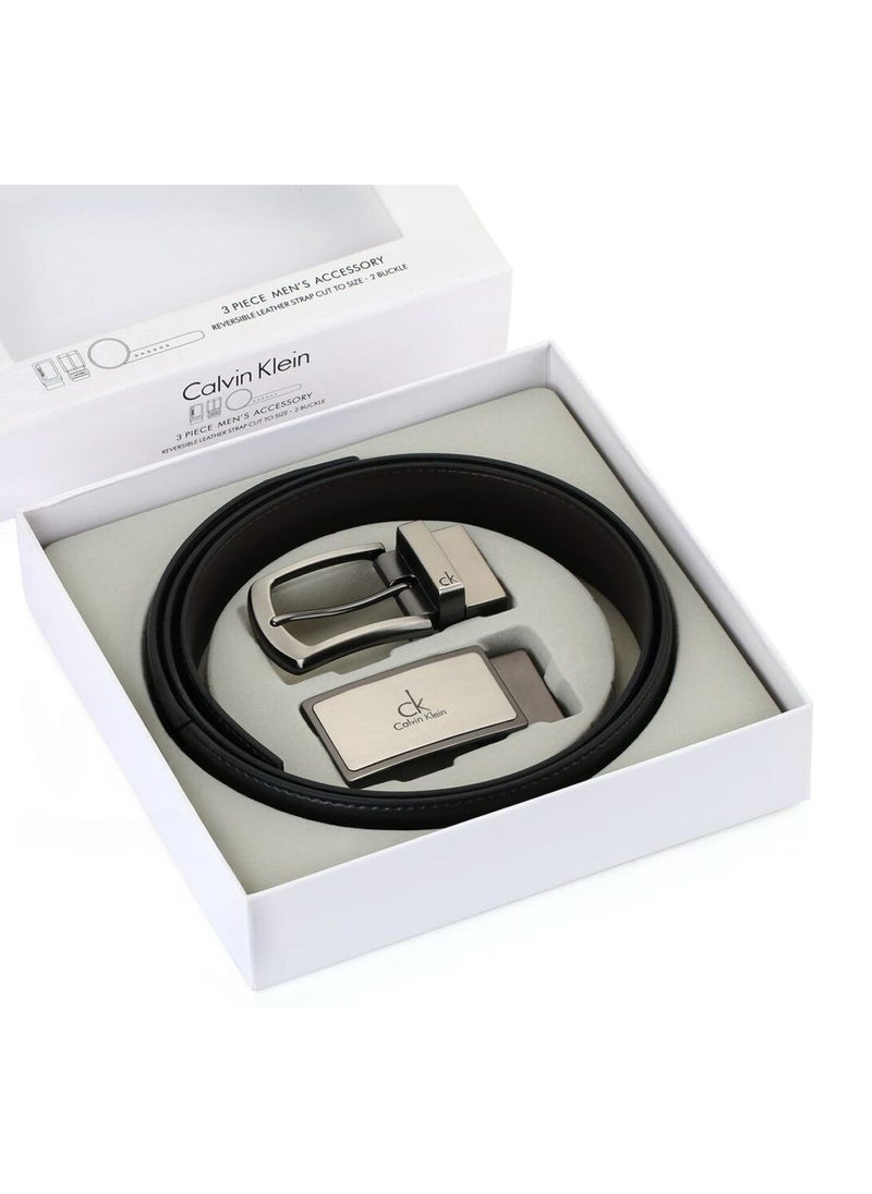 CALVIN KLEIN JEANS PLUS - Calvin Klein Reversible Belt Set For Men - Image 1