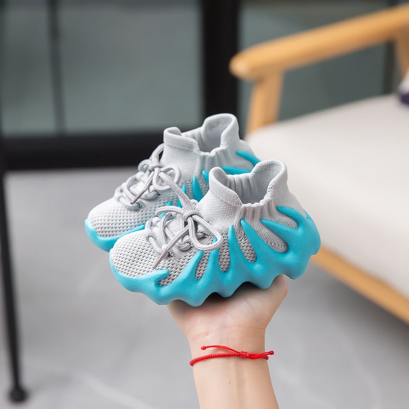 Children'S Octopus Coconut Shoes Boys Breathable Xiaolongbao Volcano Sports Shoes Female Baby Socks Shoes - Image 1