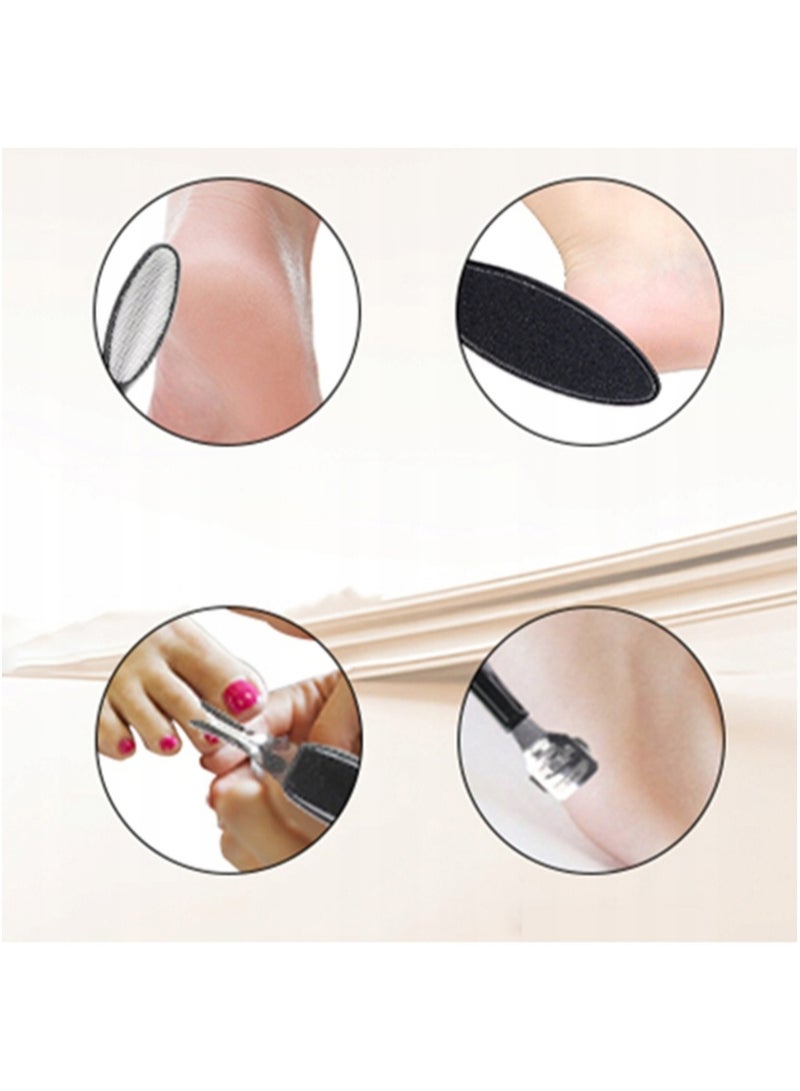 AiQi Electric Foot Care Set | 3-Speed Callus Remover with Multiple Rollers | USB Rechargeable & Washable | Complete Home Pedicure Kit - Image 5