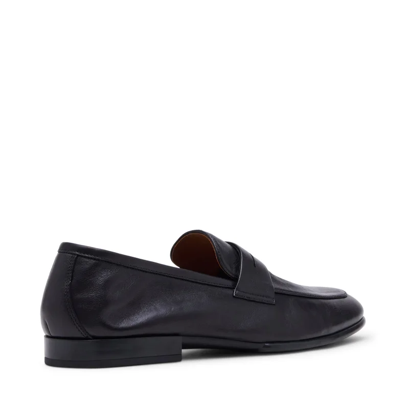 ستيف مادن Swanson Black Men's Loafers