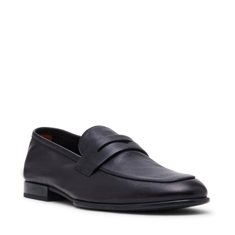 ستيف مادن Swanson Black Men's Loafers