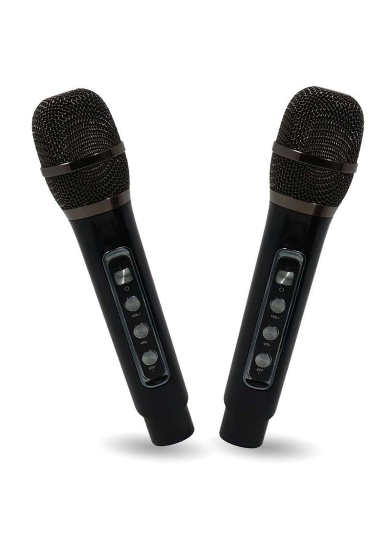 Smartbarry M25 Karaoke Speaker with Dual Wireless Microphones – High-Quality Sound System for Music and Fun