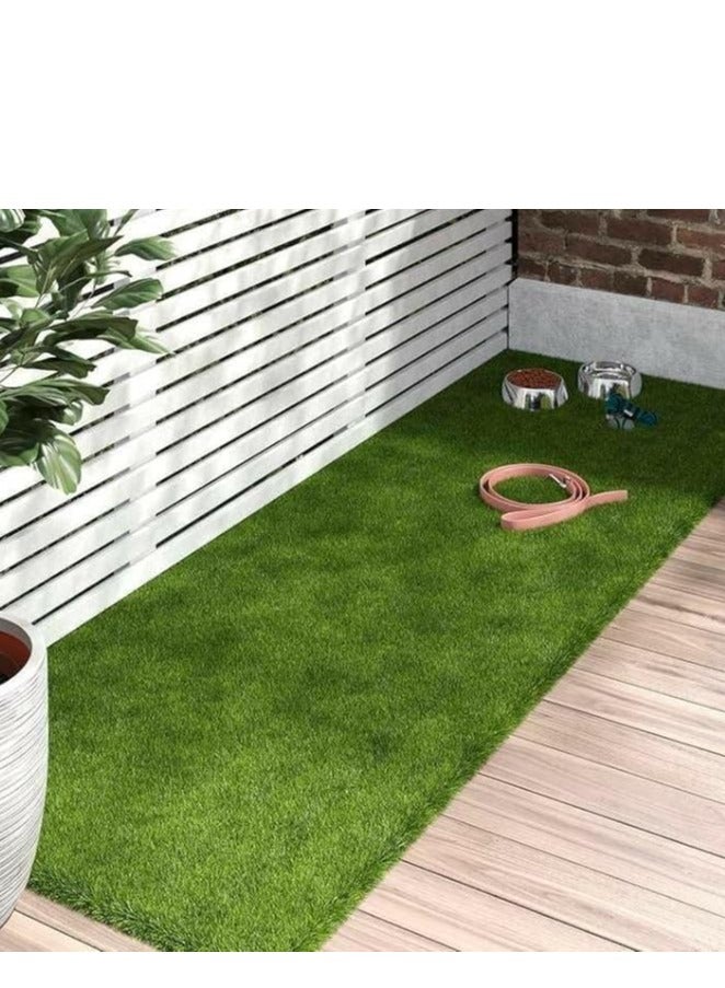 Generic 𝐅𝐅𝐃 Premium Artificial Grass Carpet 30mm – Realistic Green Turf, 2m x 1m to 2m x 25m | Ideal for Home, Garden, Playground, Patio, Pool  Balcony | Fade-Resistant, Pet-Friendly, Low Maintenance  - Image 3
