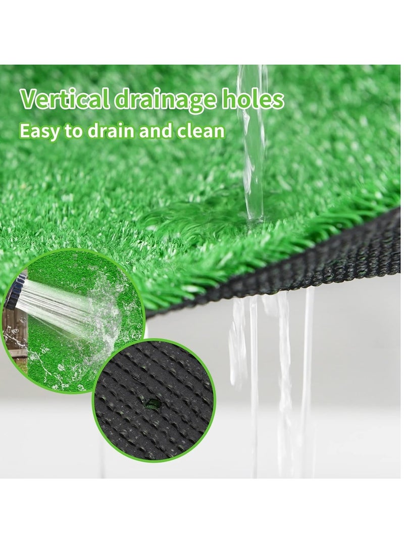Generic 𝐅𝐅𝐃 Premium Artificial Grass Carpet 30mm – Realistic Green Turf, 2m x 1m to 2m x 25m | Ideal for Home, Garden, Playground, Patio, Pool  Balcony | Fade-Resistant, Pet-Friendly, Low Maintenance  - Image 4