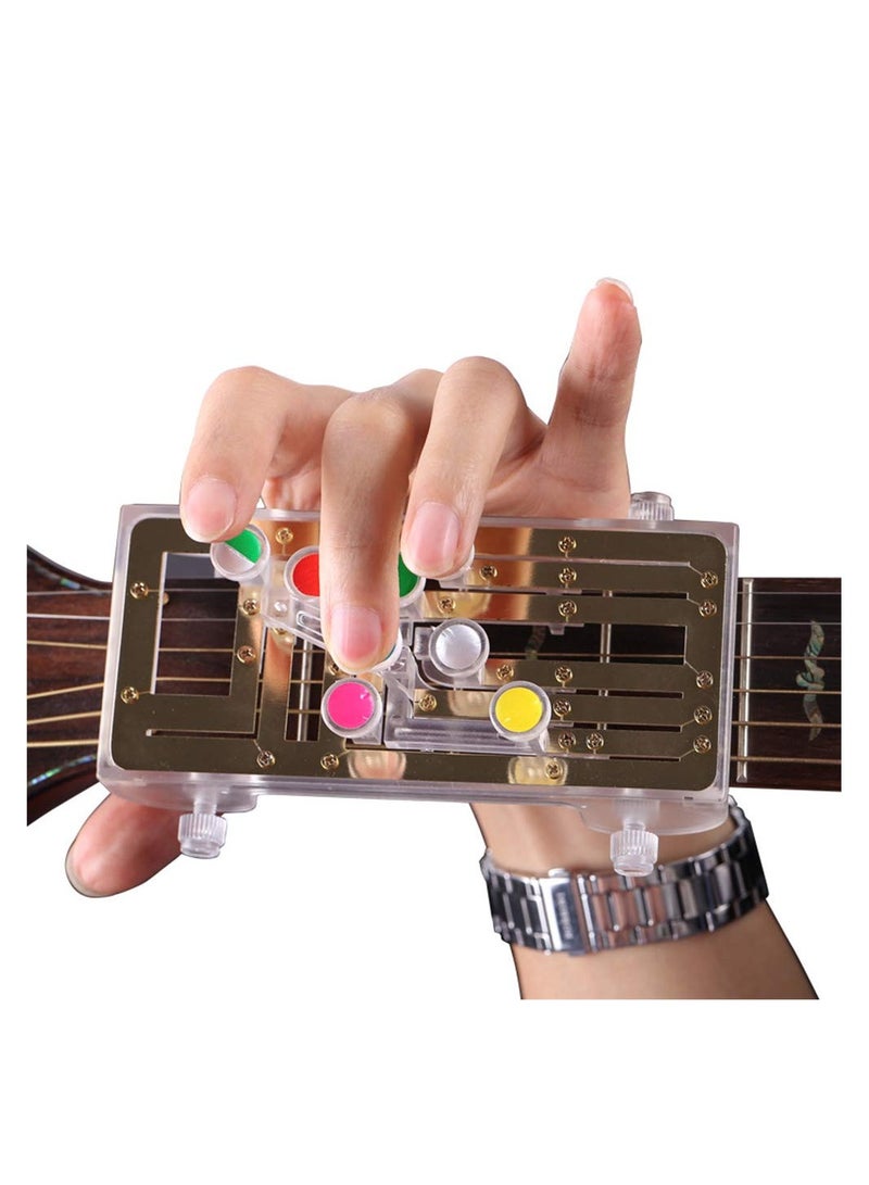 SOLARAE أدوات تعلم الأوتار بمفتاح واحد، للمبتدئين في الجيتار، نظام تعلم الجيتار، أداة مساعدة للتدريب مع 6 أوتار عالمية، للبالغين والأطفال، للمبتدئين، لجميع ماركات الجيتارات الشعبية - Image 3