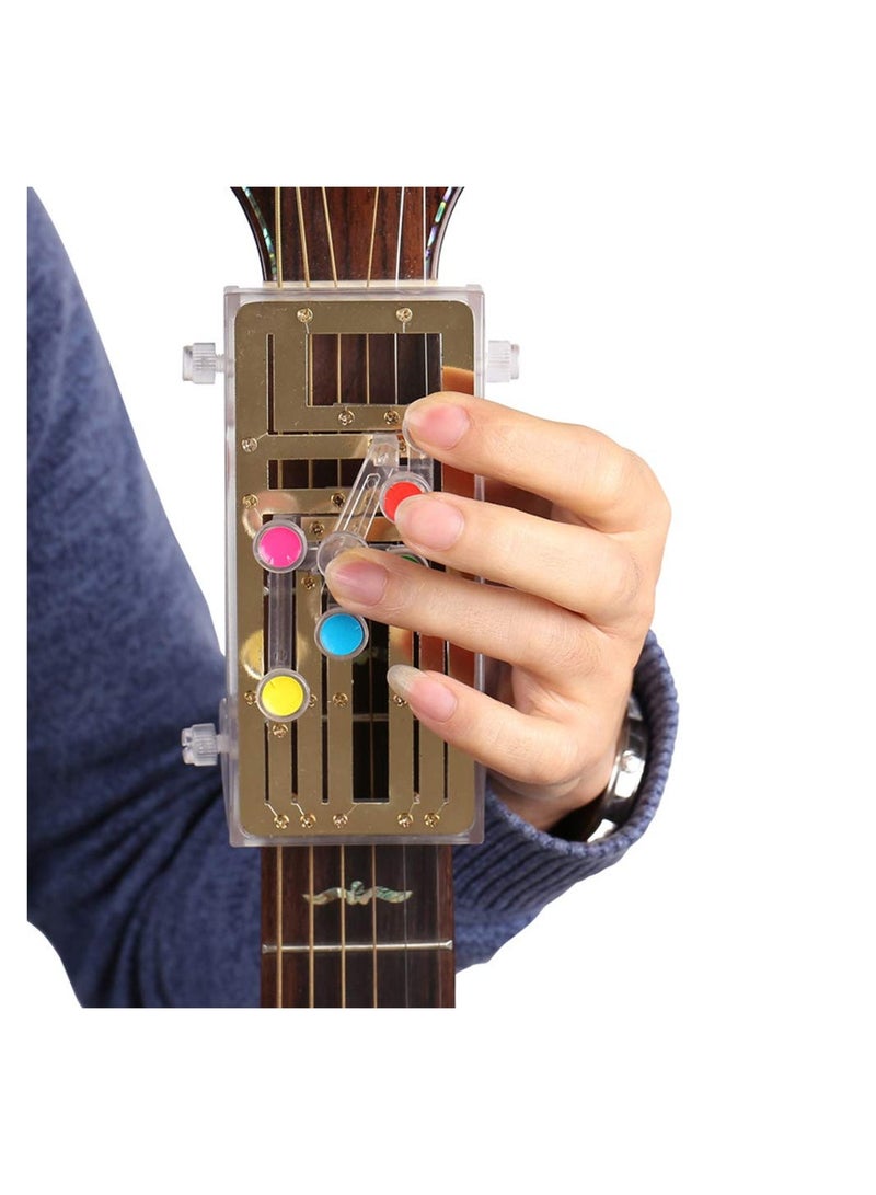 SOLARAE أدوات تعلم الأوتار بمفتاح واحد، للمبتدئين في الجيتار، نظام تعلم الجيتار، أداة مساعدة للتدريب مع 6 أوتار عالمية، للبالغين والأطفال، للمبتدئين، لجميع ماركات الجيتارات الشعبية - Image 2