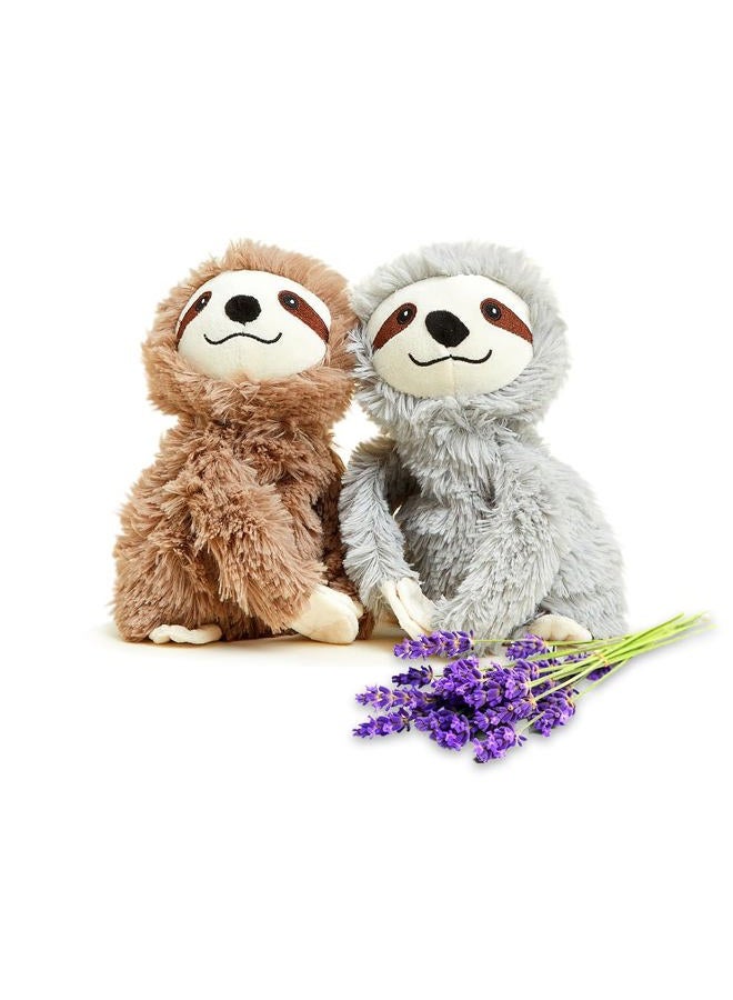 Warmies Hugs Sloth Microwavable, Hot or Cold for Cool Relaxation and Warm Relief, Lavender Scented Cozy Plush Animal - Image 1