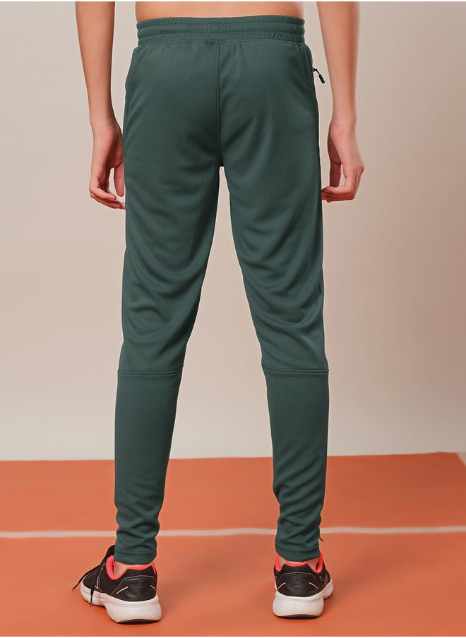 Technosport Solid Drawstring Waistband Track Pants  - Image 4