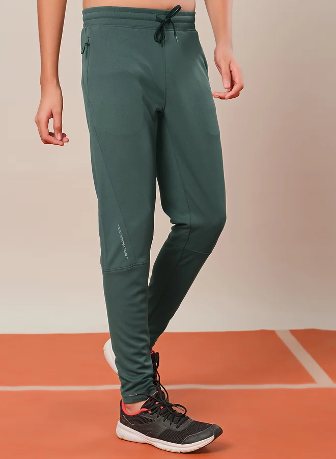 Technosport Solid Drawstring Waistband Track Pants
