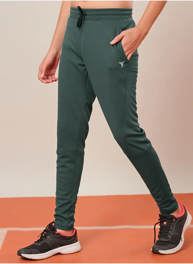Technosport Solid Drawstring Waistband Track Pants