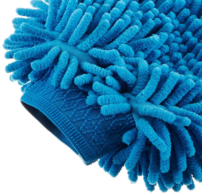 STAR BRITE Microfiber Reggae Wash Mitt (Blue) (040105) - Image 4